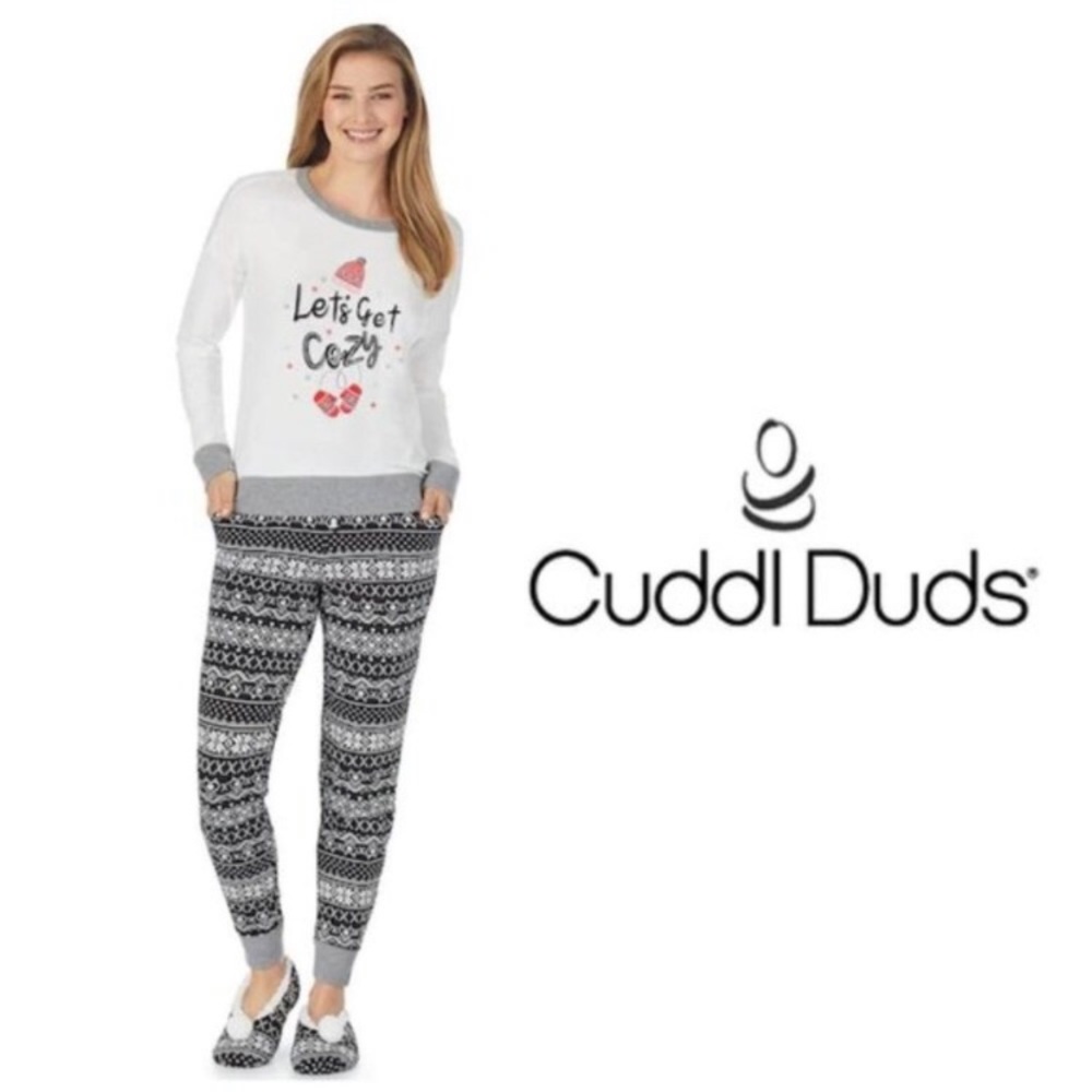 Cuddl Duds 3-Piece Pajama Set